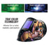 TGR Extra Large View Auto Darkening Welding Helmet - Anime Girl - 4"W x 3.65"H