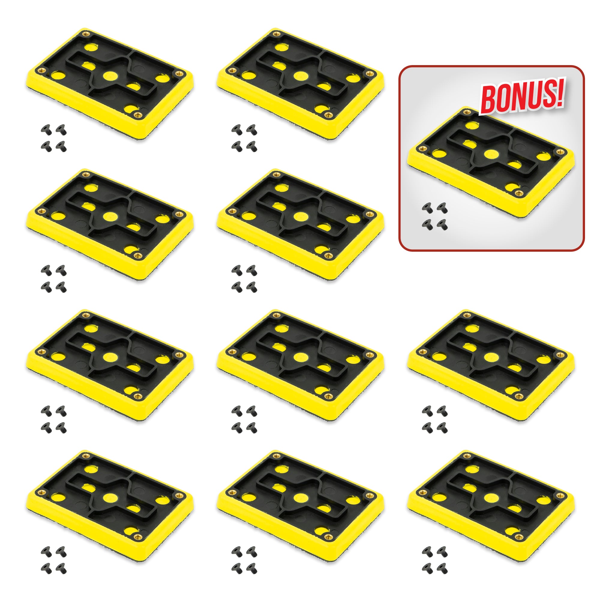 3" x 4" Sanding Backup Pad - Non Vacuum, Hook and Loop