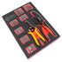 Interchangeable Ratcheting Terminal Crimper Set - 7 Die Sets Quick Change